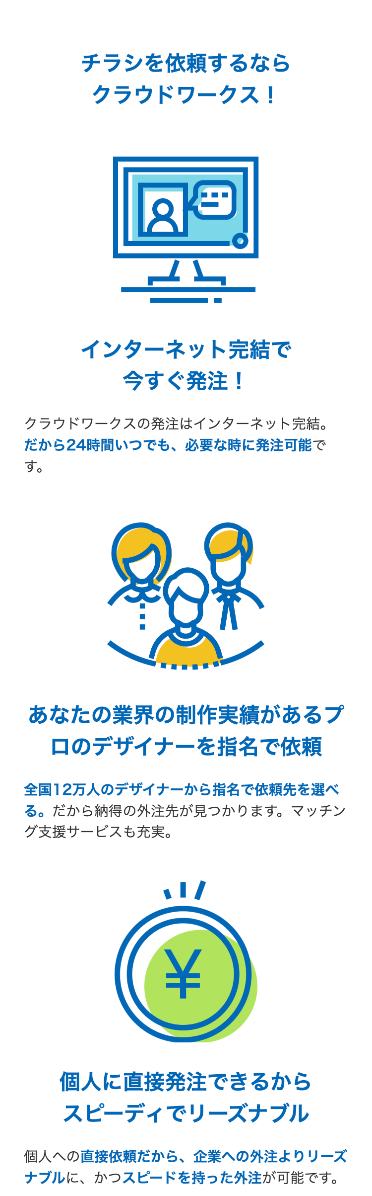 チラシを依頼するならクラウドワークス！